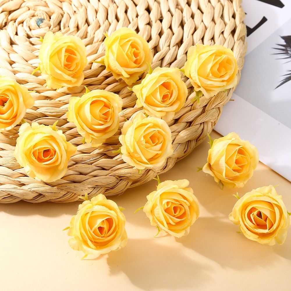 ARTIFICIAL ROSE HEAD PIECES