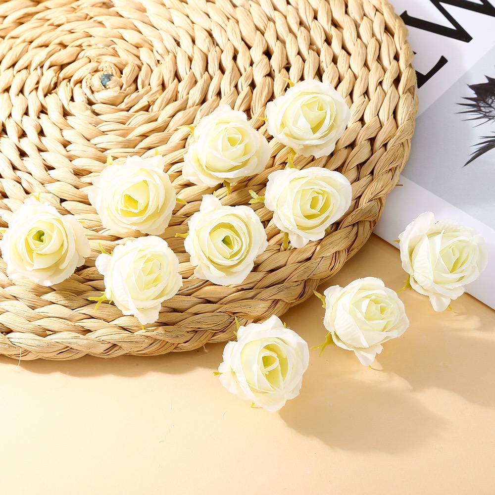 ARTIFICIAL ROSE HEAD PIECES