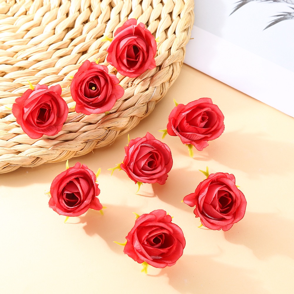 ARTIFICIAL ROSE HEAD PIECES