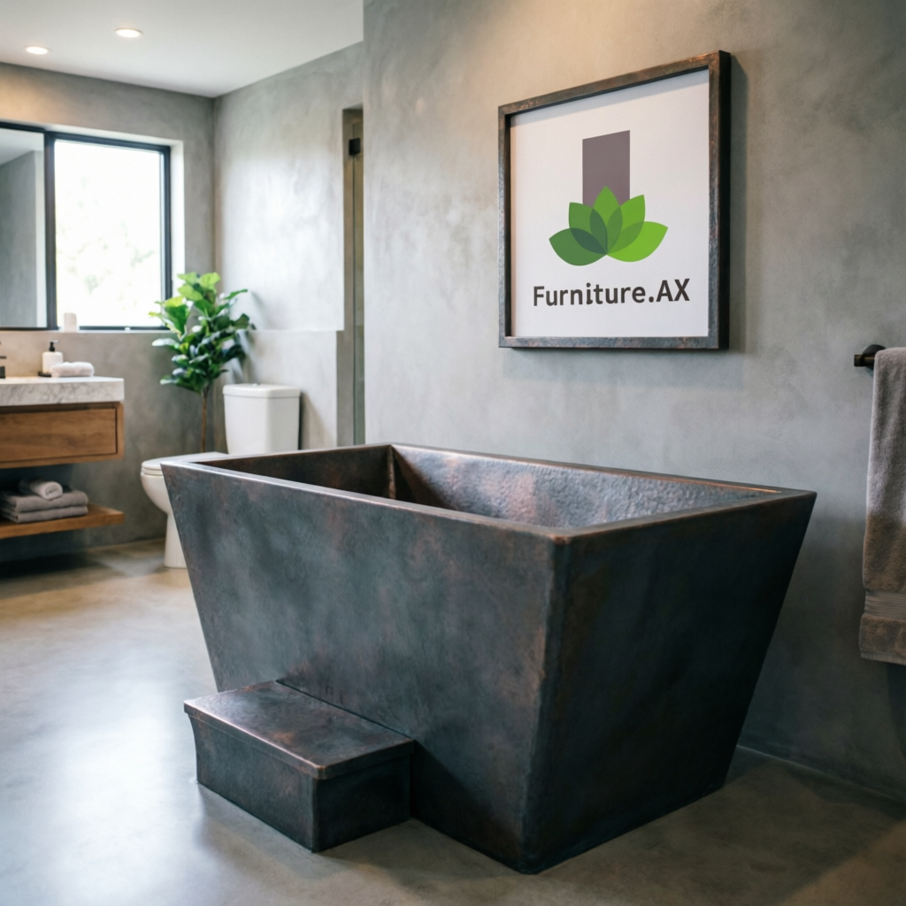 Handcrafted Copper Freestanding Bathtub - Spa Quality
