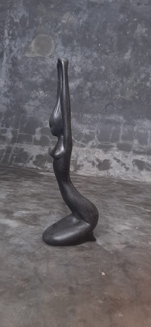 Decorative Abstract Woman Sculpture - Casted Resin