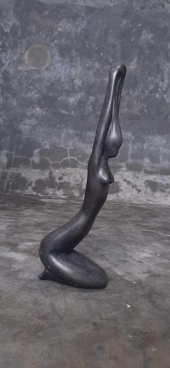 Decorative Abstract Woman Sculpture - Casted Resin