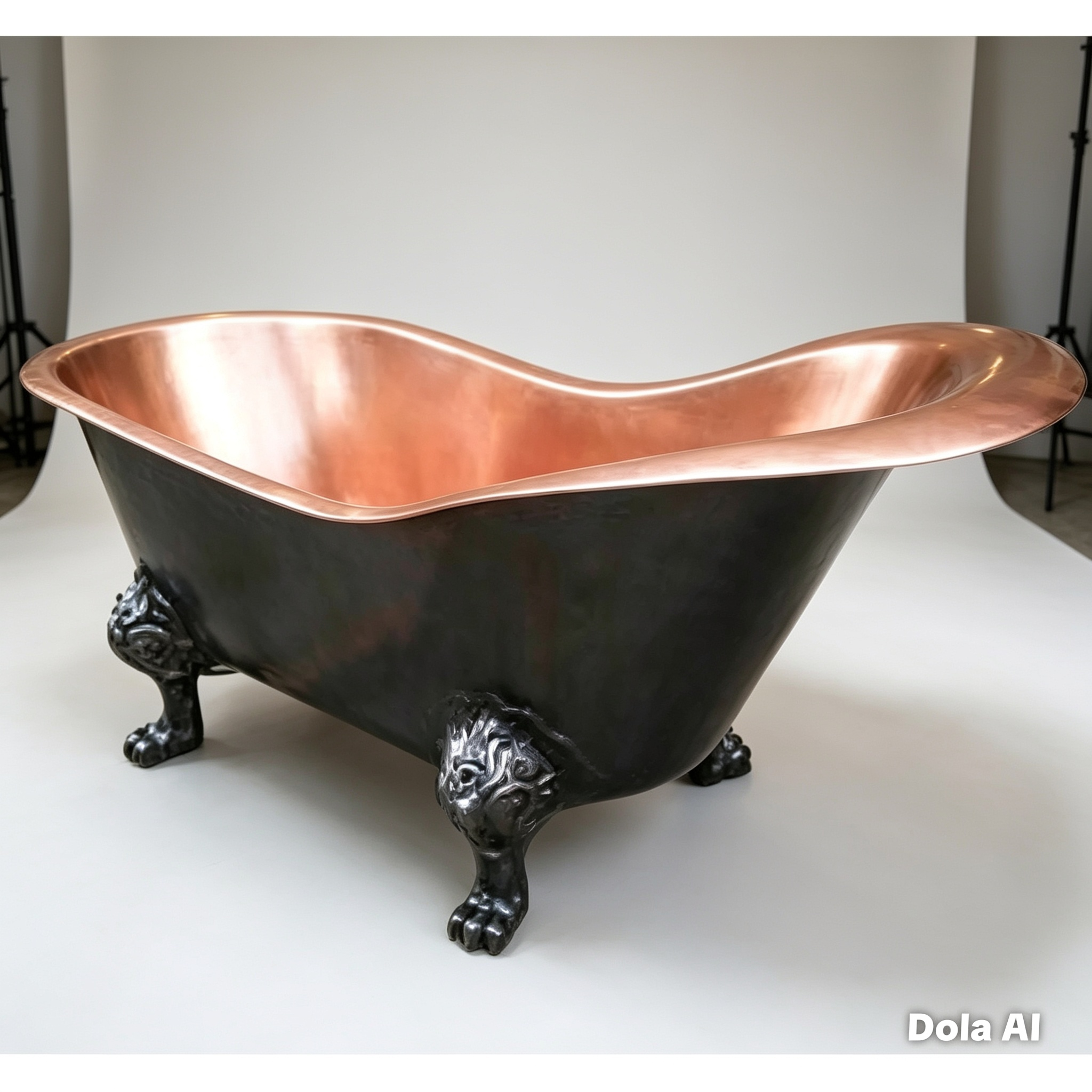 Handcrafted Copper Freestanding Bathtub - Spa Quality