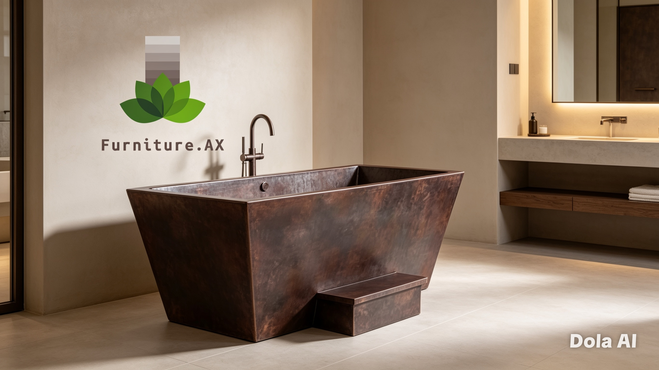 Handcrafted Copper Freestanding Bathtub - Spa Quality