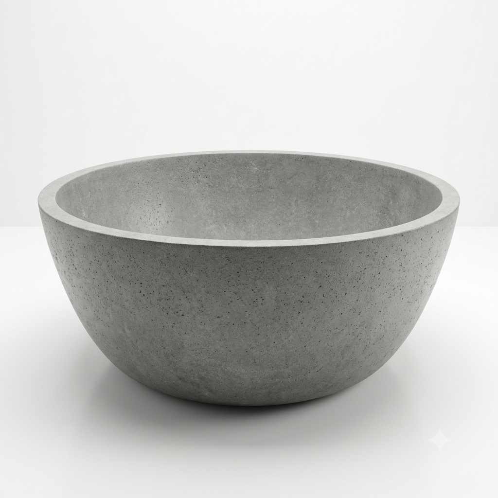Handcrafted Natural Stone Freestanding Bathtub - Spa Quality (Round)