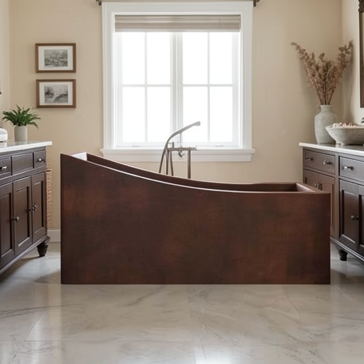 Handcrafted Copper Freestanding Bathtub - Spa Quality