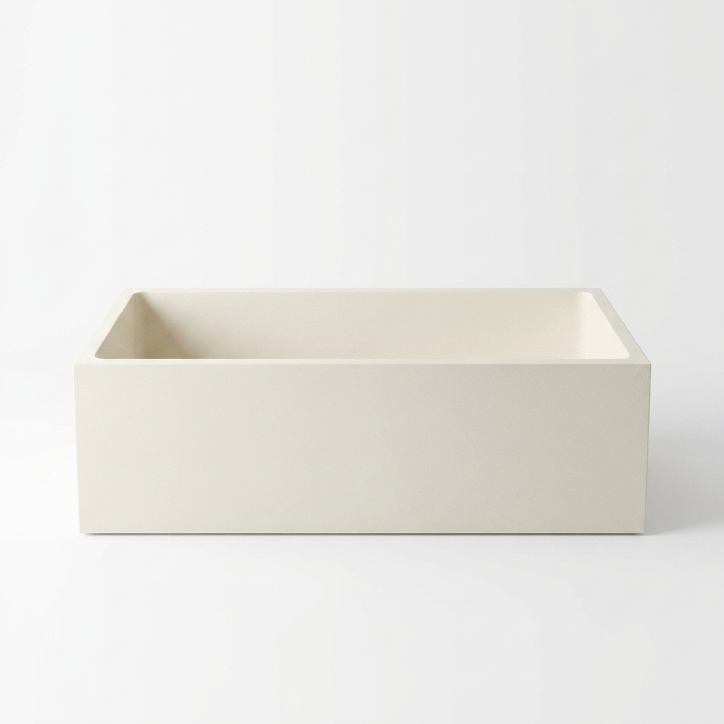 Handcrafted Terrazzo Stone Freestanding Bathtub - Spa Quality (Rectangular)