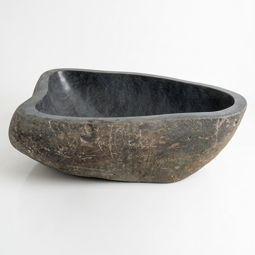 Handcrafted Natural Stone Freestanding Bathtub - Spa Quality