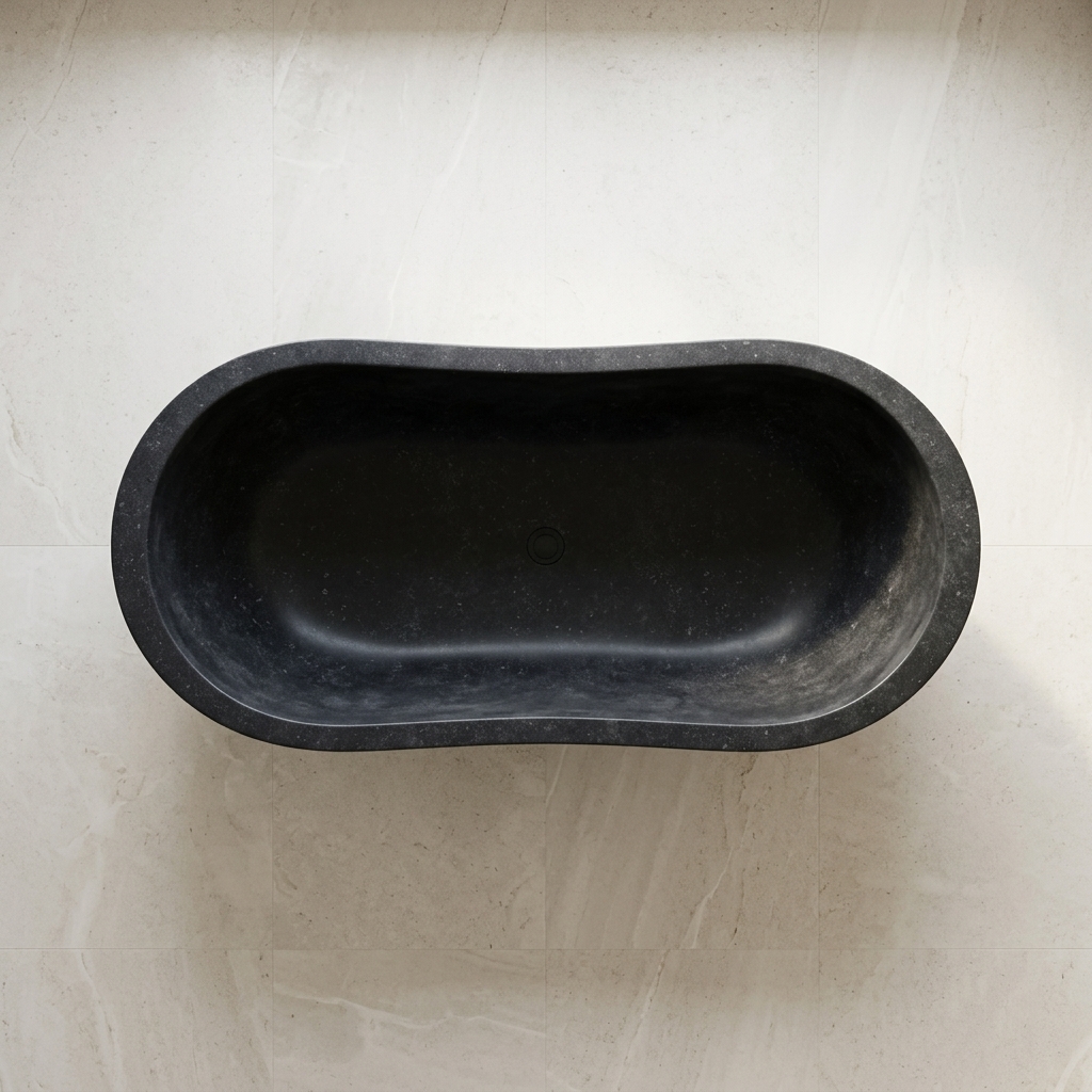Handcrafted Terrazzo Stone Freestanding Bathtub - Spa Quality