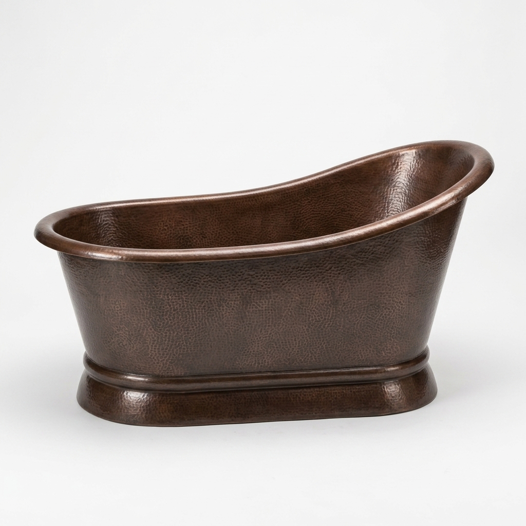 Handcrafted Copper Freestanding Bathtub - Spa Quality