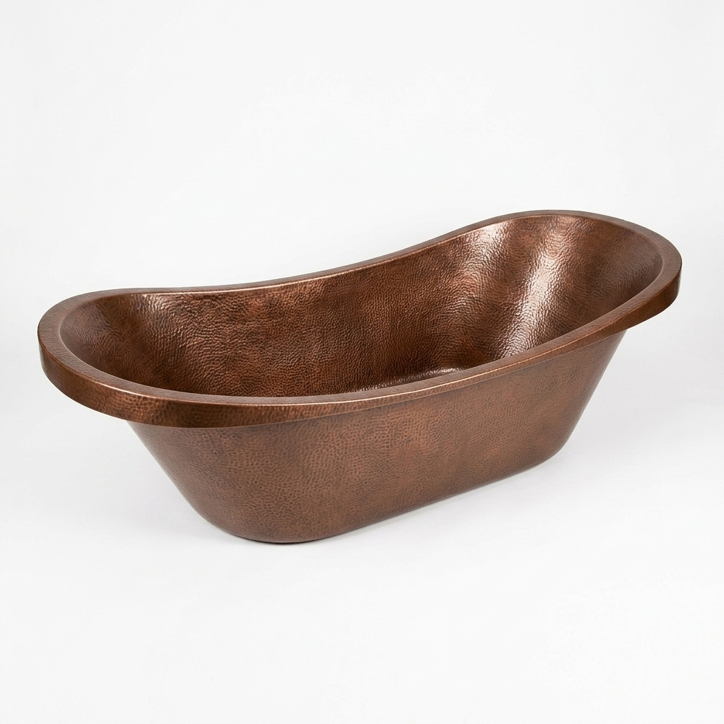 Handcrafted Copper Bathtub - Spa Quality