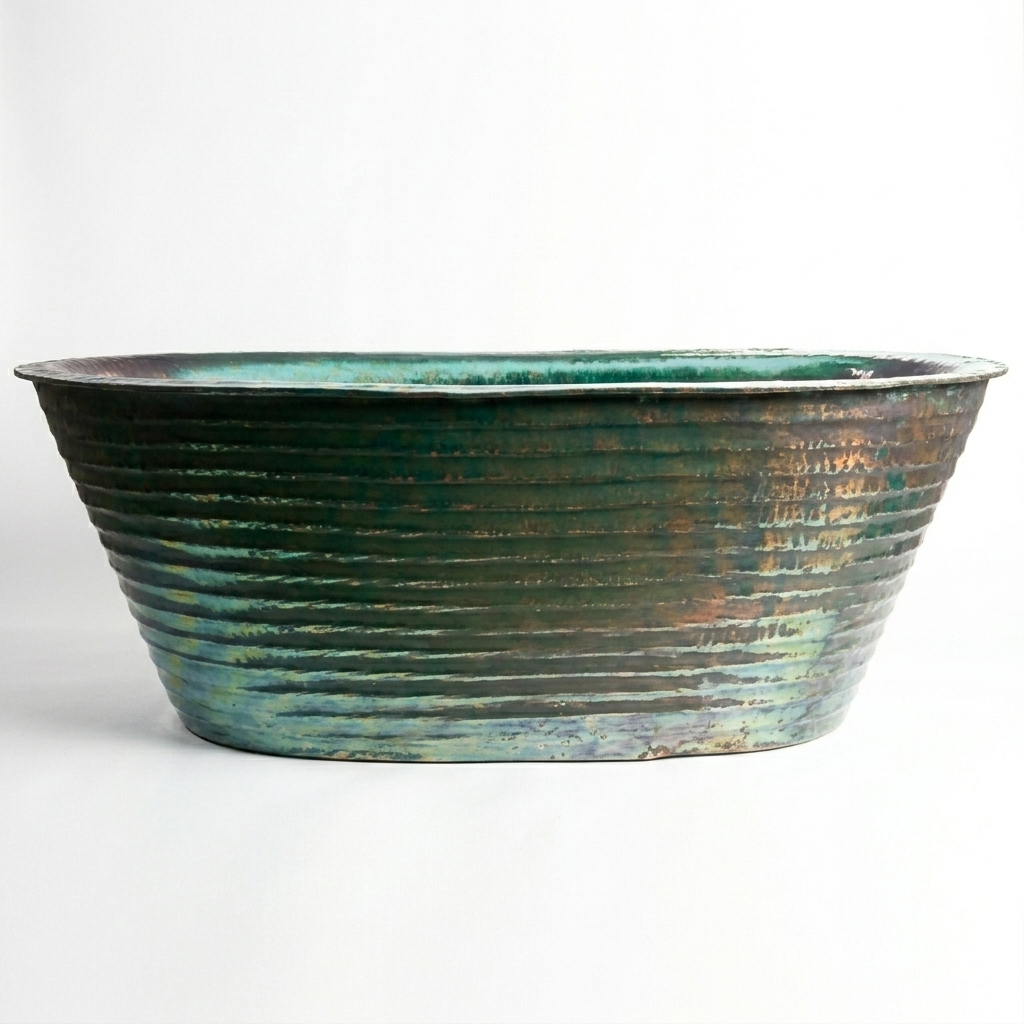 Handcrafted Copper Freestanding Bathtub - Spa Quality