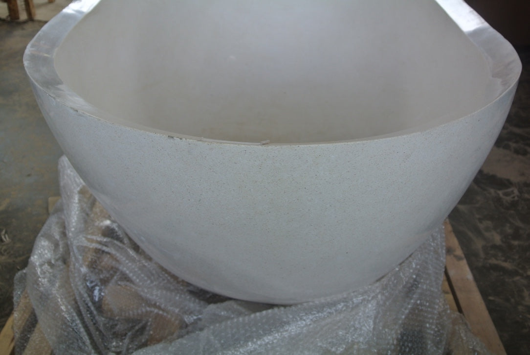Handcrafted Terrazzo Stone Freestanding Bathtub - Spa Quality