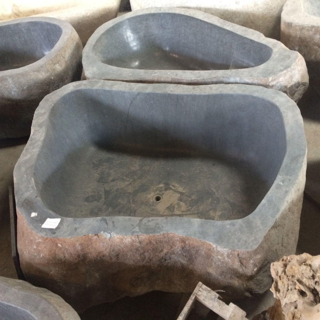 Handcrafted Natural Stone Freestanding Bathtub - Spa Quality