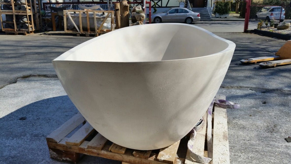 Handcrafted Terrazzo Stone Freestanding Bathtub - Spa Quality