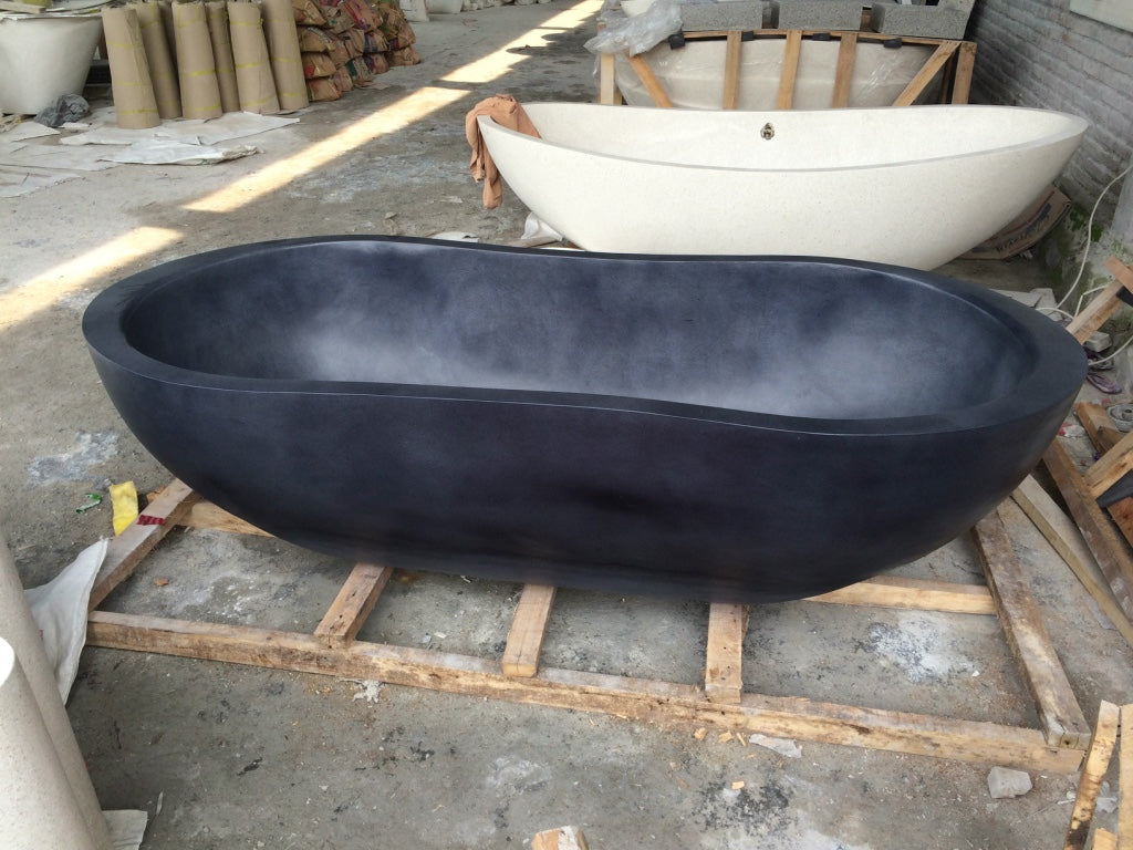 Handcrafted Terrazzo Stone Freestanding Bathtub - Spa Quality