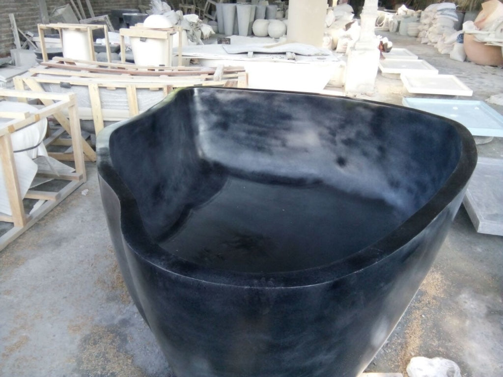 Handcrafted Terrazzo Stone Freestanding Bathtub - Spa Quality