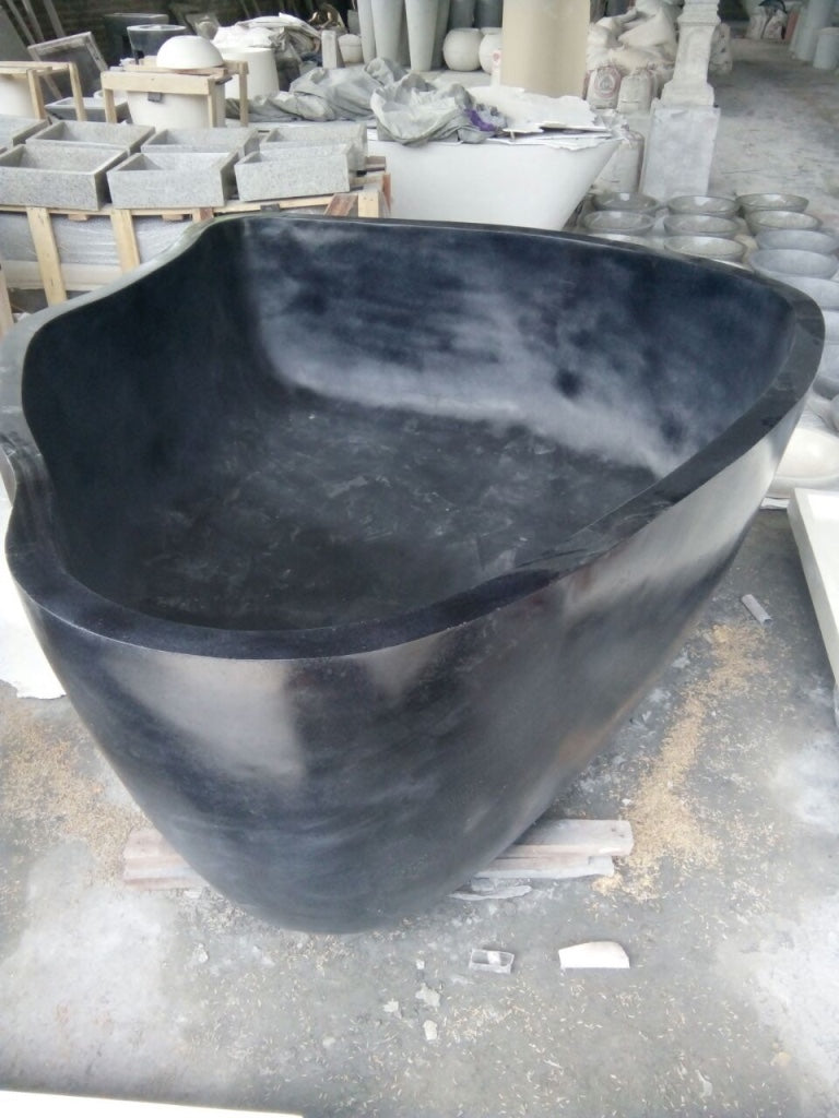 Handcrafted Terrazzo Stone Freestanding Bathtub - Spa Quality