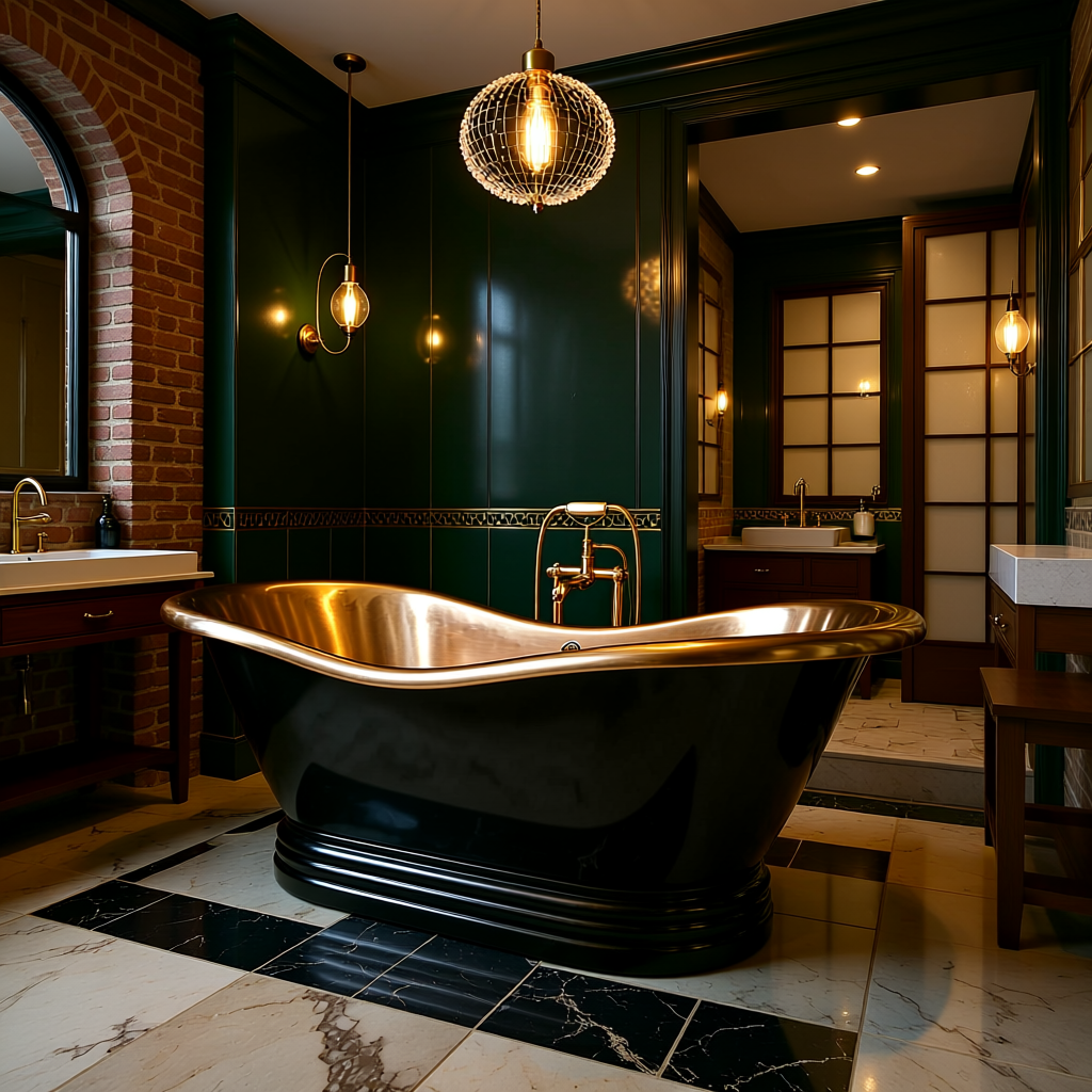 Handcrafted Copper Freestanding Bathtub - Spa Quality