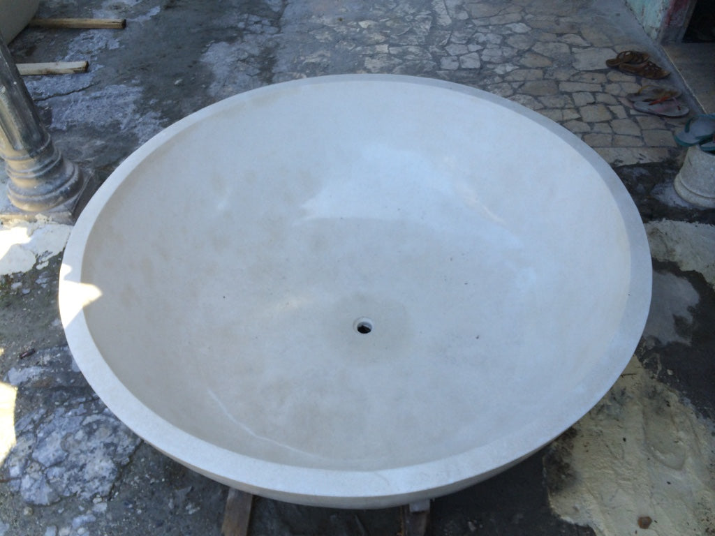 Handcrafted Terrazzo Stone Freestanding Bathtub - Spa Quality