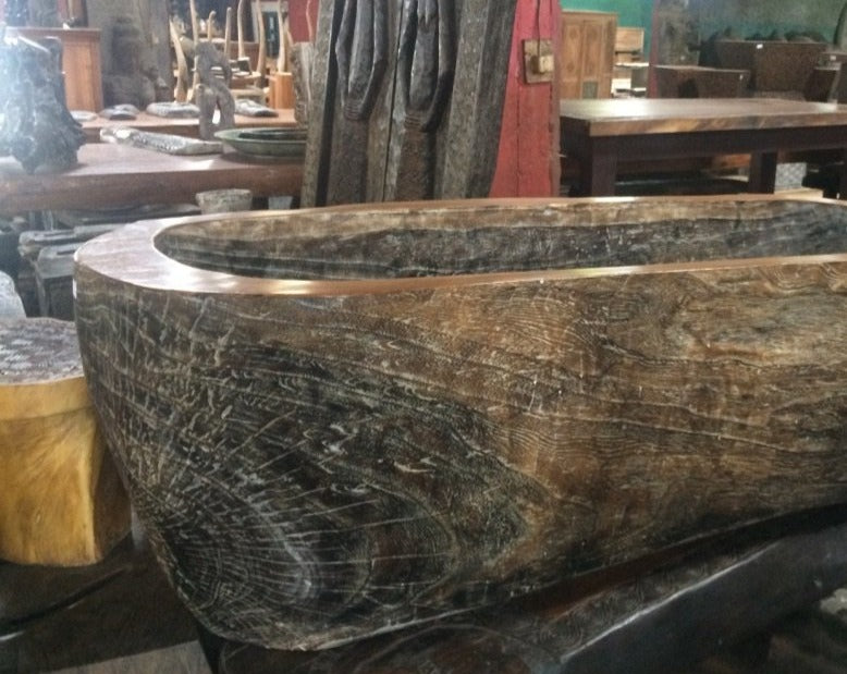 Handcrafted Wooden Freestanding Bathtub - Spa Quality