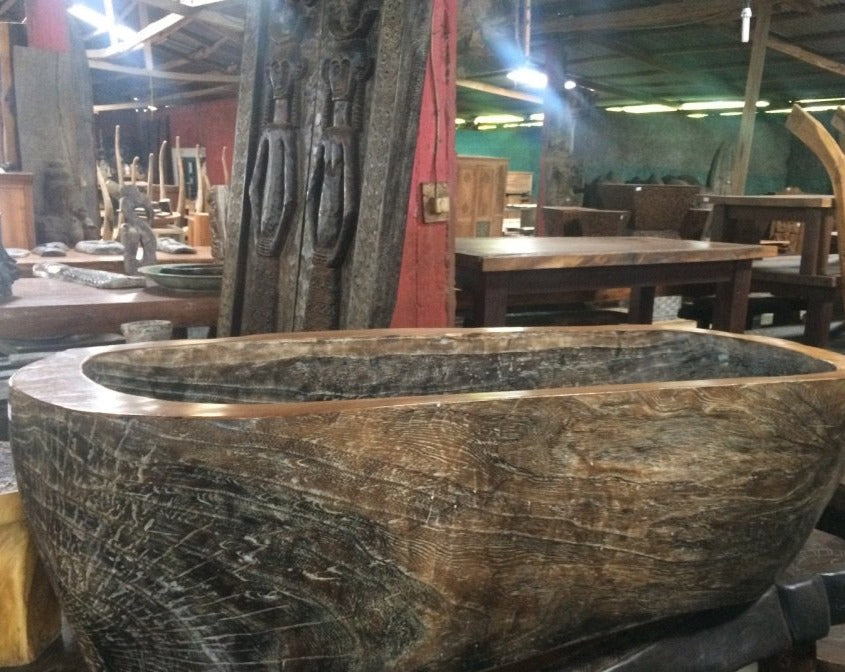 Handcrafted Wooden Freestanding Bathtub - Spa Quality
