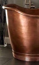 Handcrafted Copper Freestanding Bathtub - Spa Quality
