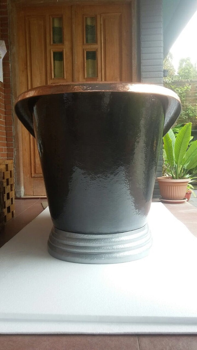 Handcrafted Copper Freestanding Bathtub - Spa Quality