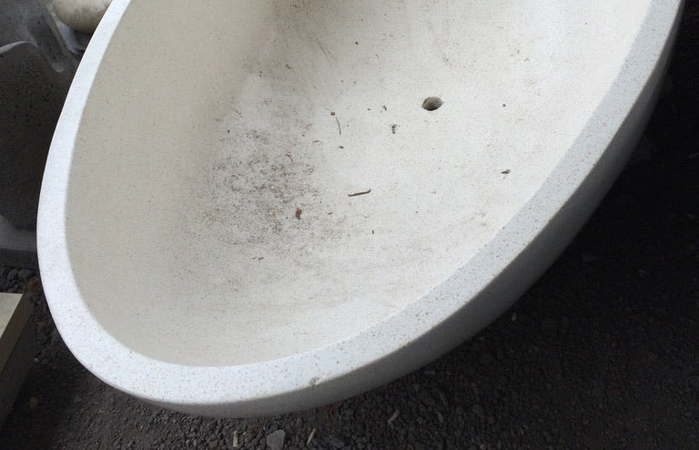 Handcrafted Terrazzo Stone Freestanding Bathtub - Spa Quality (Oval)