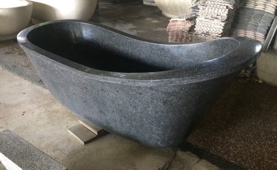 Handcrafted Terrazzo Stone Freestanding Bathtub - Spa Quality (Oval)