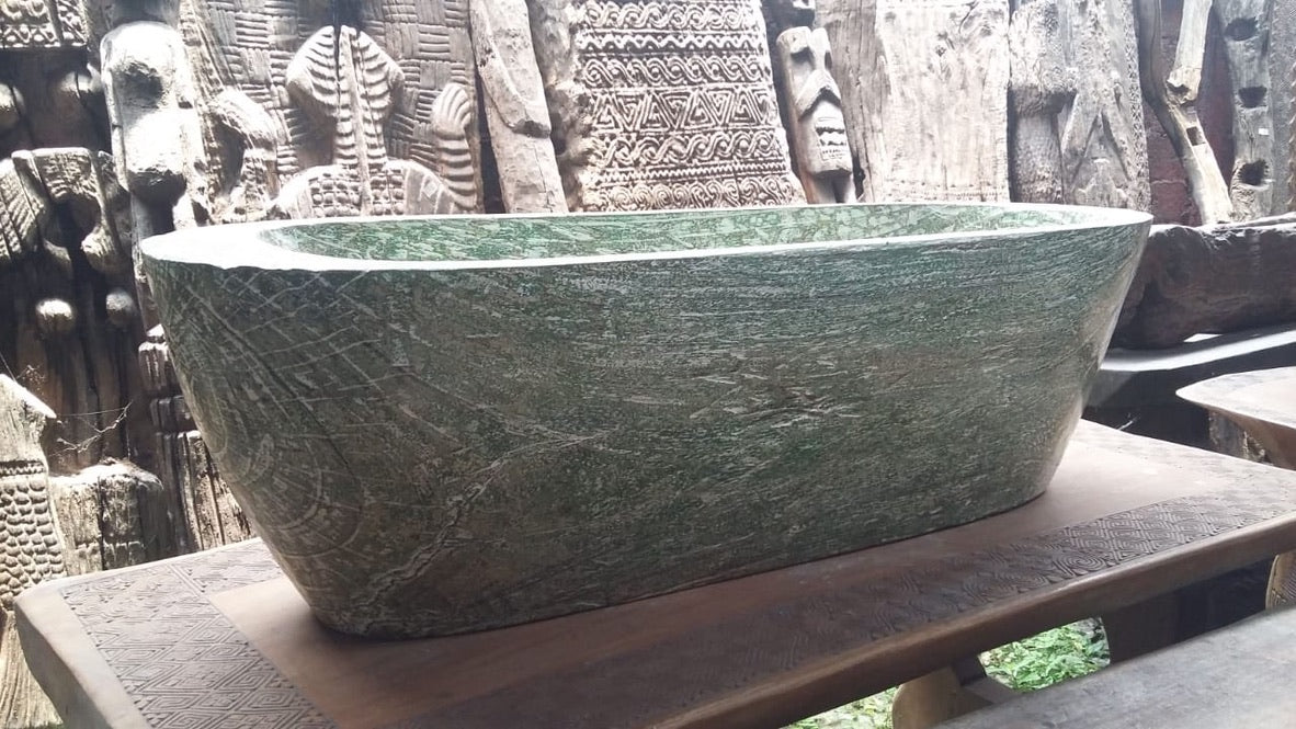 Handcrafted Wood Freestanding Bathtub - Spa Quality (Oval)