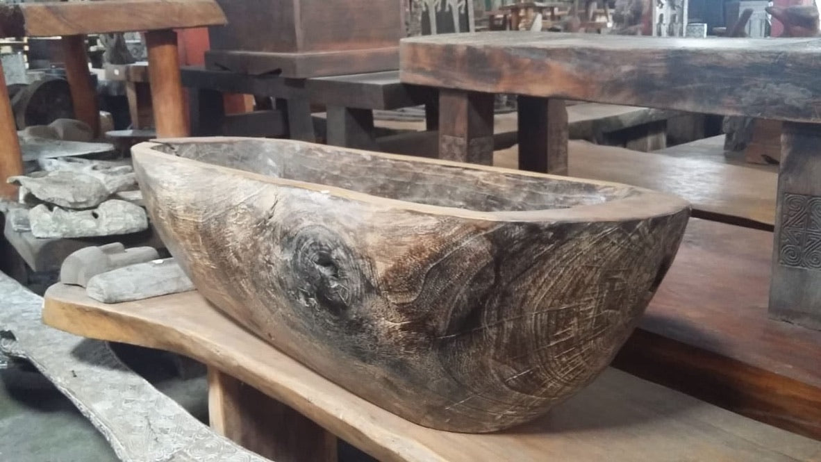 Handcrafted Wooden Freestanding Bathtub - Spa Quality