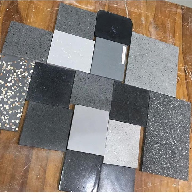 Handcrafted Grey Terrazzo Stone Freestanding Bathtub - Spa Quality