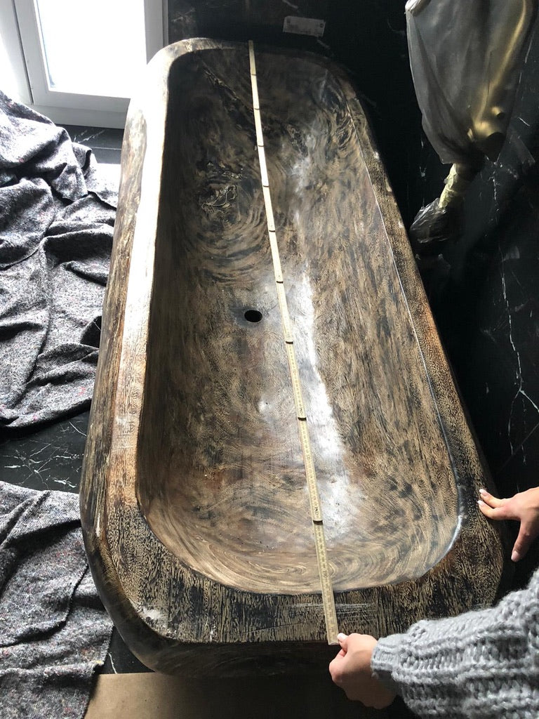 Handcrafted Wooden Freestanding Bathtub - Spa Quality
