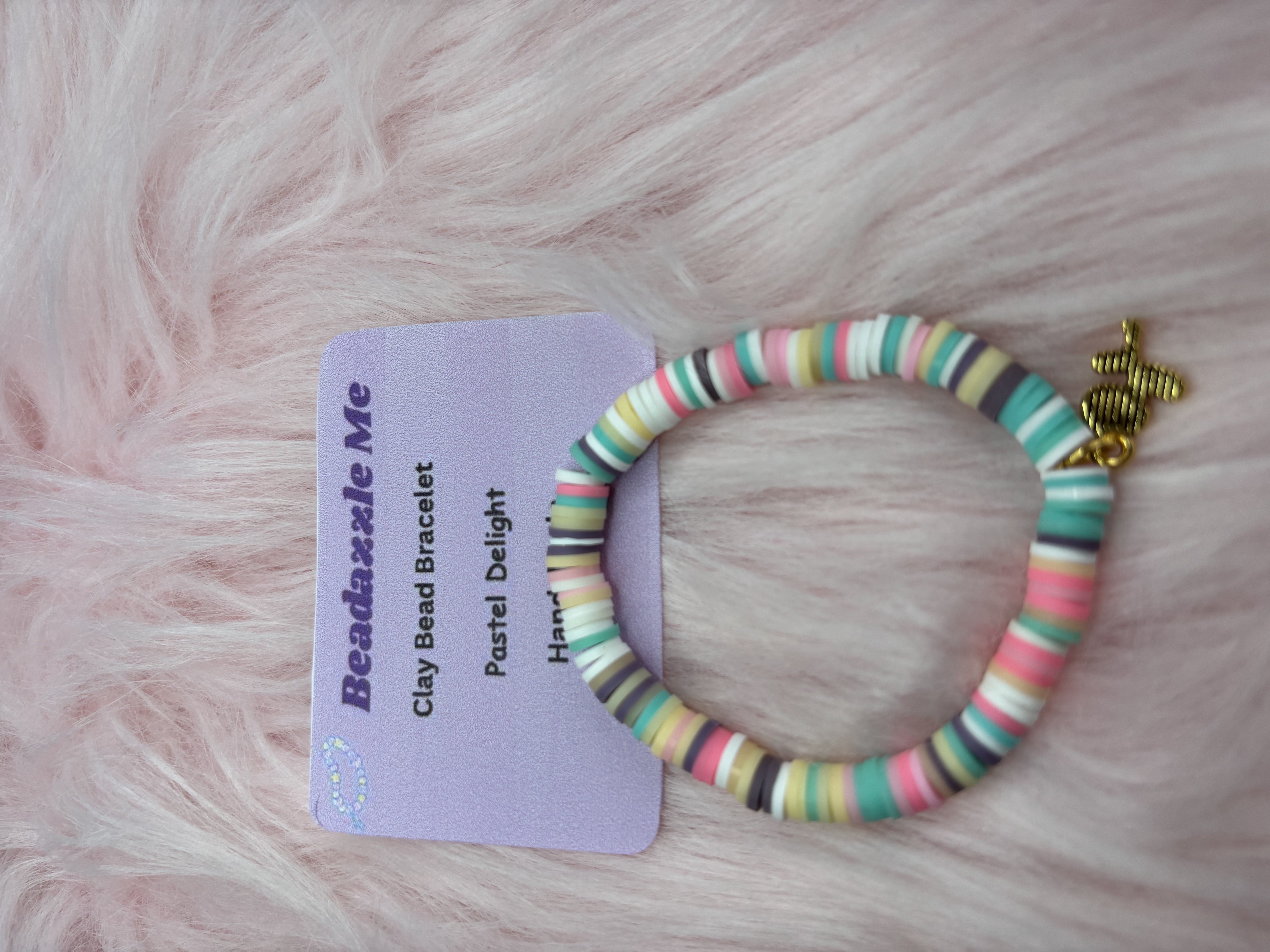Clay Bracelet - Pastel Delight