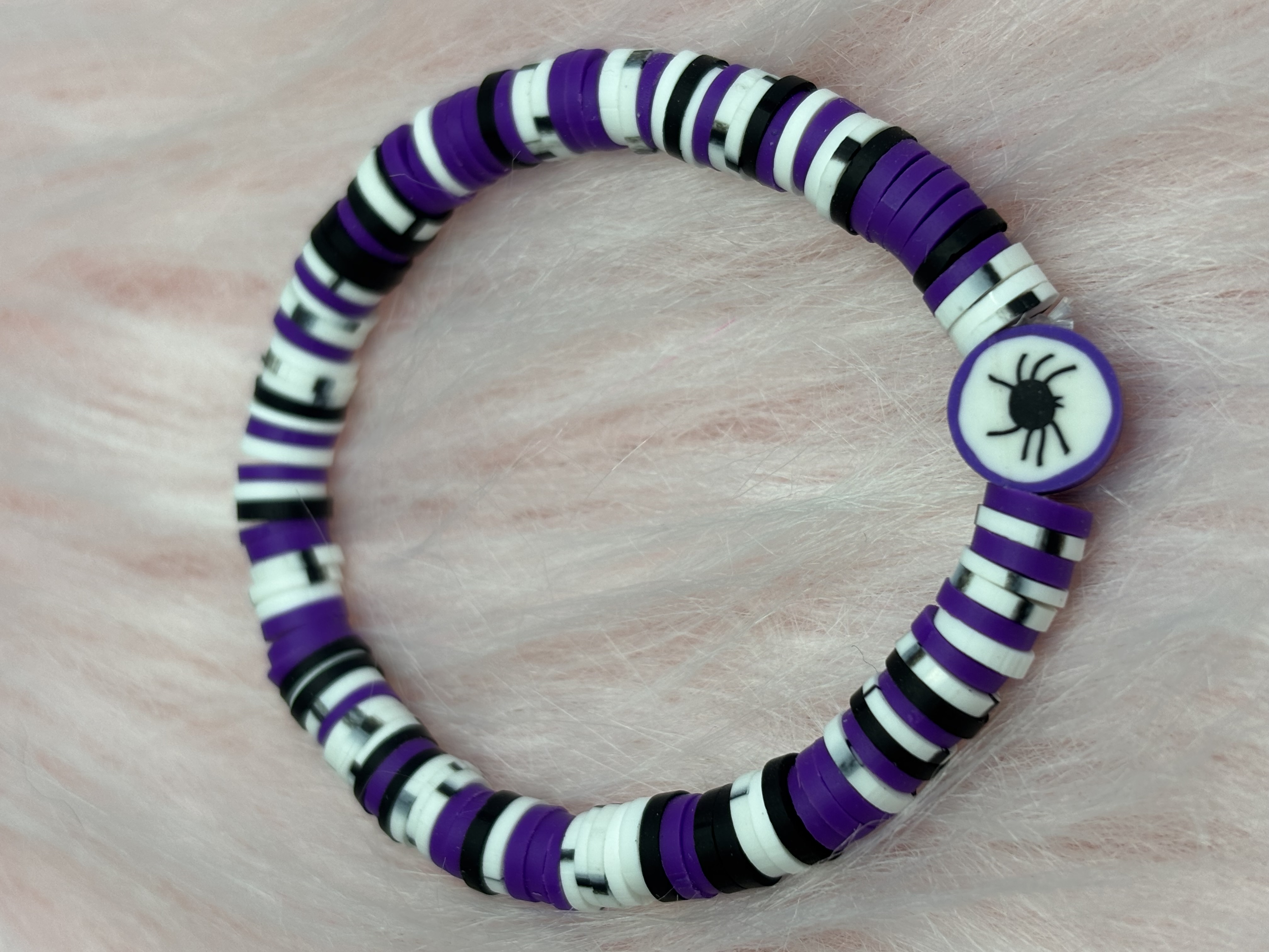 Clay bead bracelet-Spiders Trap