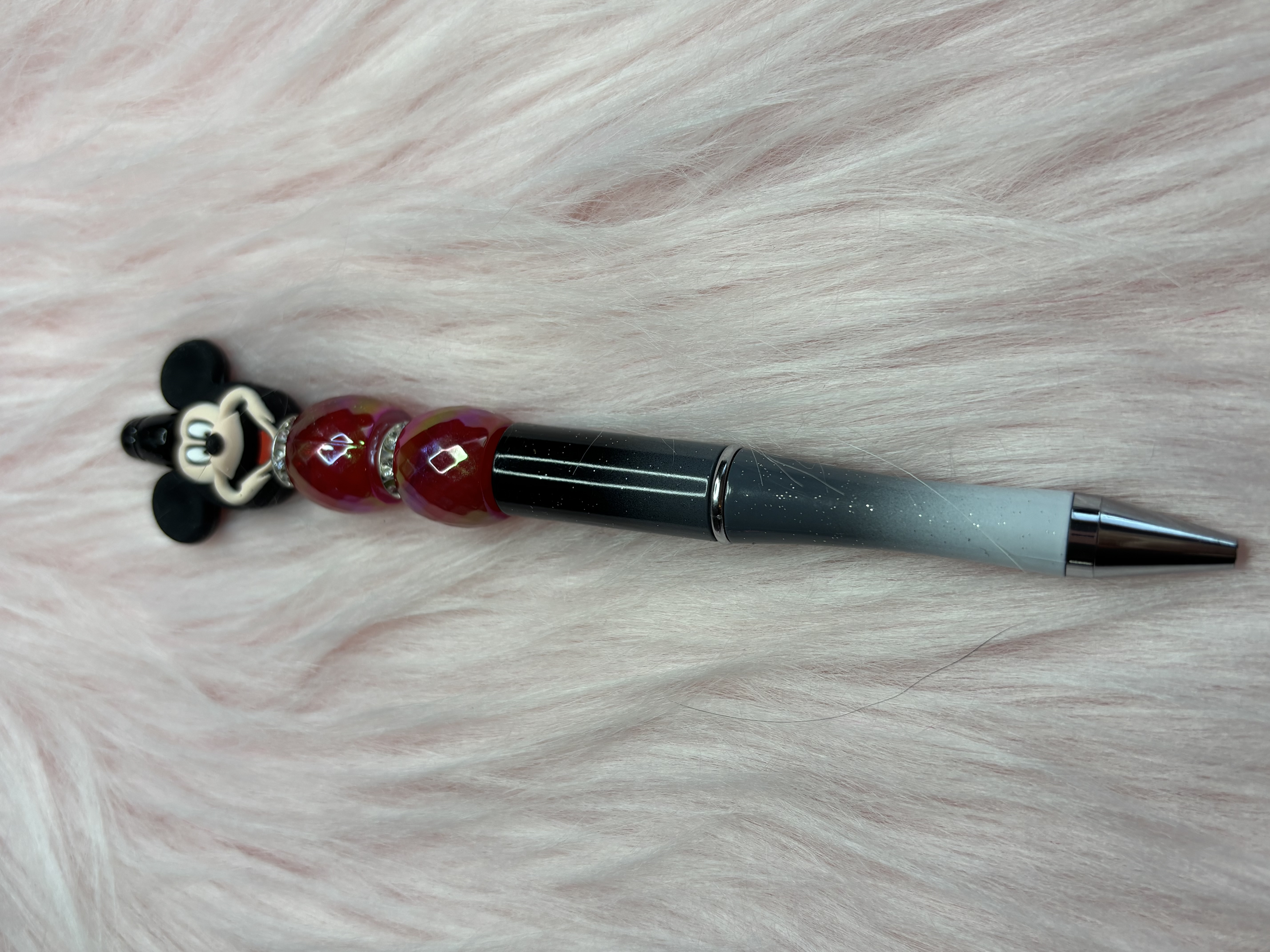 Black and white ombré Mickey Mouse Pen