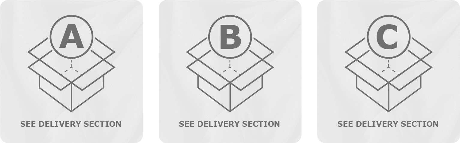 Examples of a number of production partner fulfilment code icons that enable customers to see at a glance which of our suppliers actually produce a given item.
