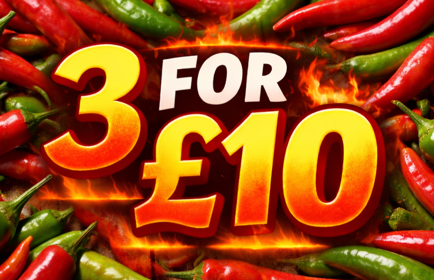 3 for &pound;12 offer