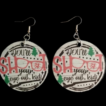"You’ll Shoot Your Eye Out, Kid” Earrings