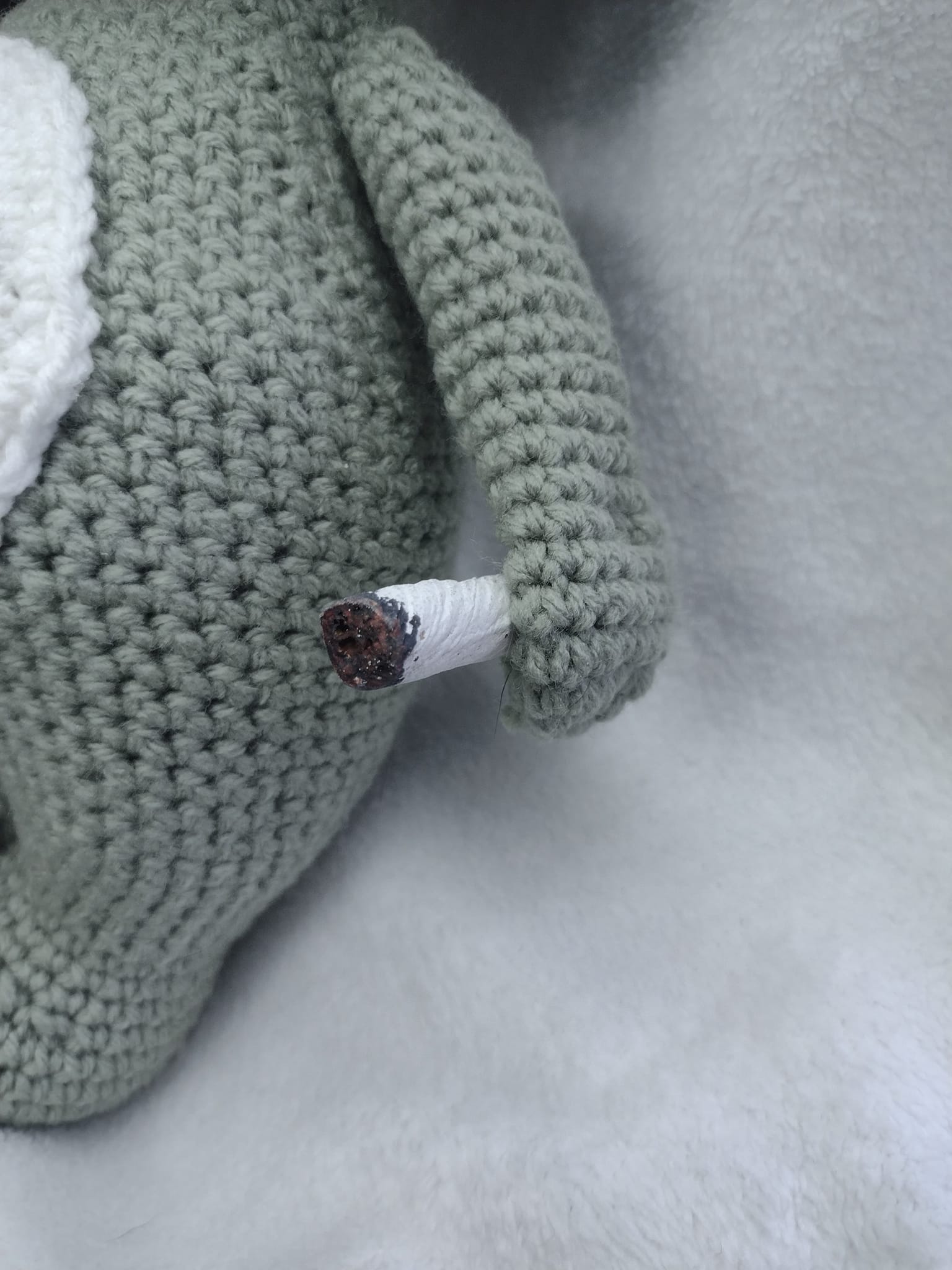 Stoner Bear – Handmade Crochet Chill Buddy