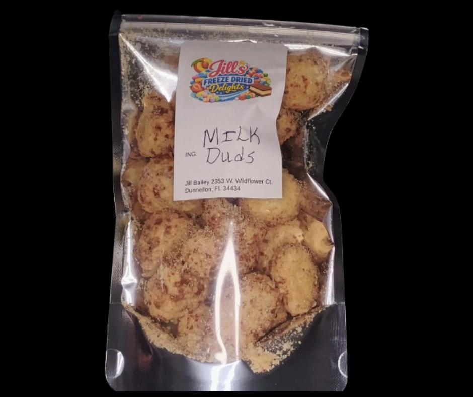 Jill's Freeze Dried Delights- Milk Duds