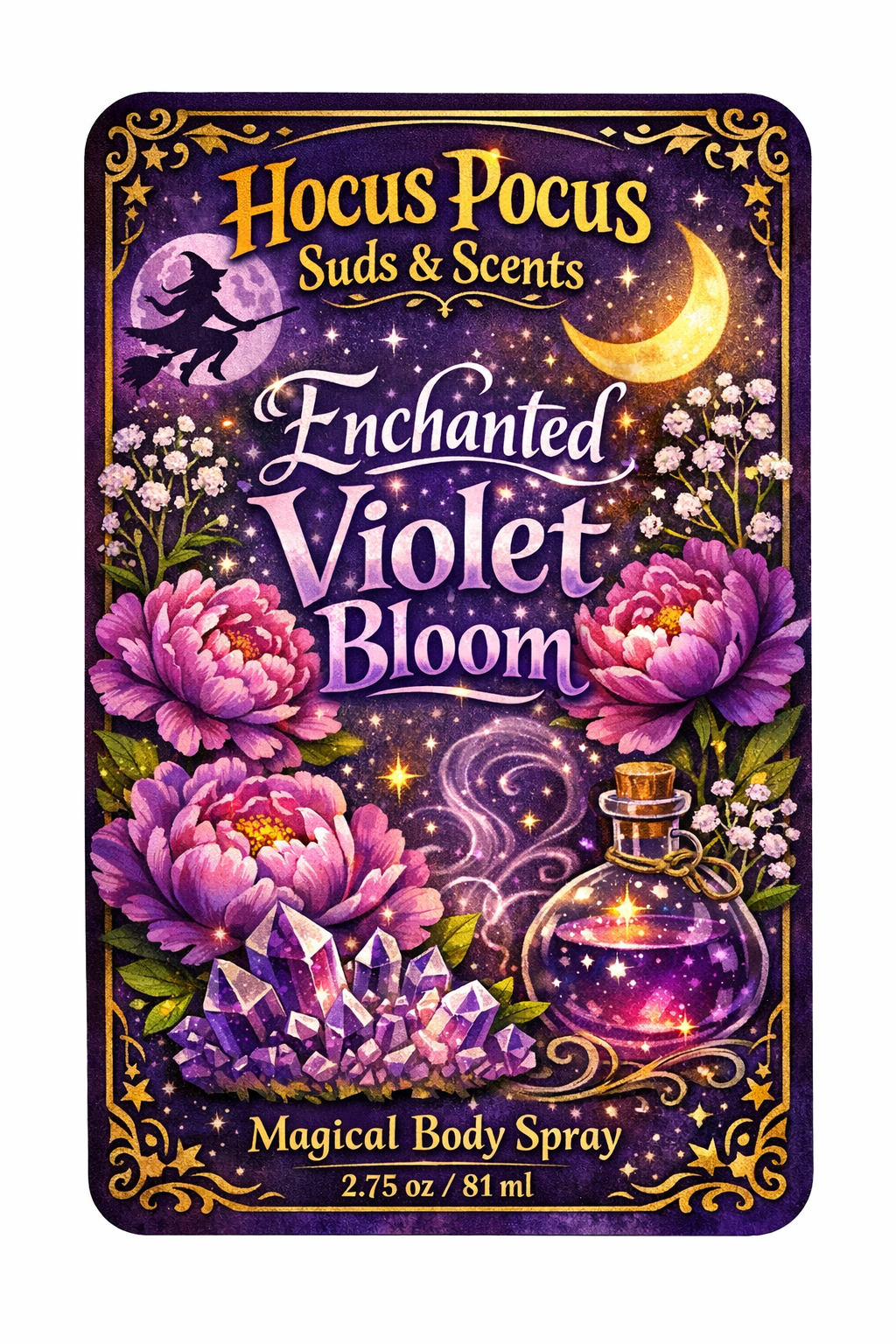 Enchanted Violet Bloom- Magical Body Spray