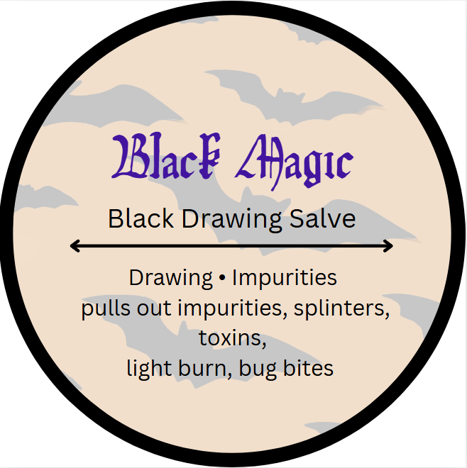 Black Magic : Black Drawing Salve