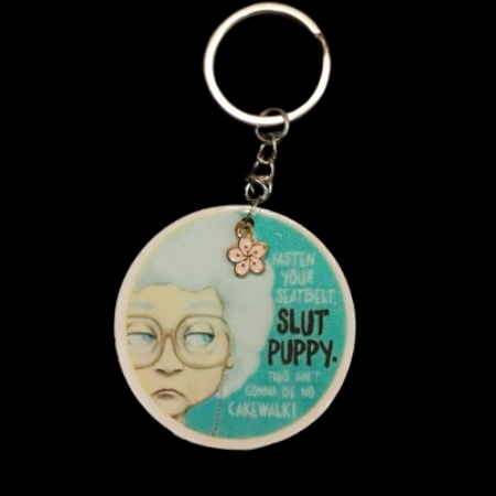 "Slut Puppy" Sophia Key Chain