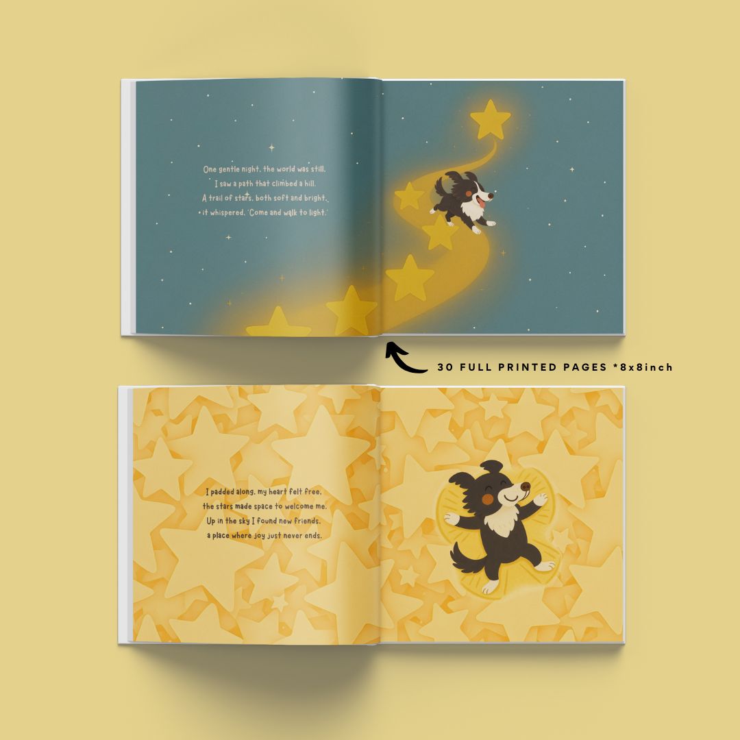 Personalized Pet Memorial Book | Dog, Cat, or Rabbit Loss Gift | Pet Remembrance Story for Kids