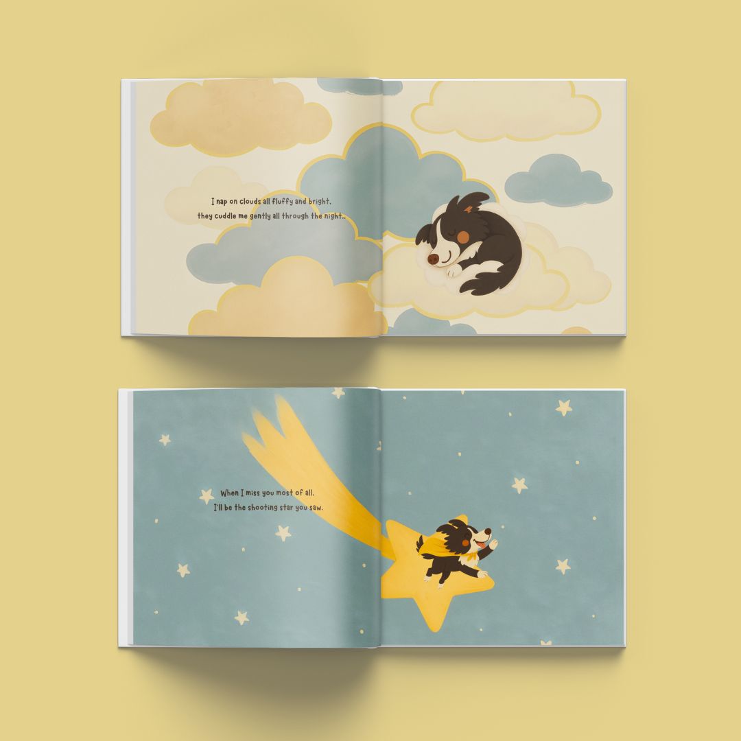 Personalized Pet Memorial Book | Dog, Cat, or Rabbit Loss Gift | Pet Remembrance Story for Kids
