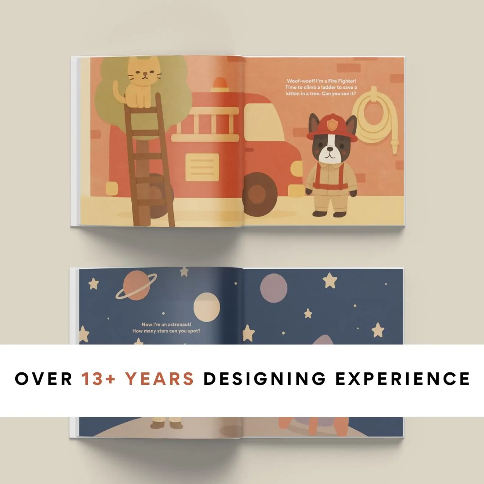 Custom Pet Jobs Book for Kids – Personalized Bedtime Story, Dog or Cat as Hero - Gift Idea for Godso