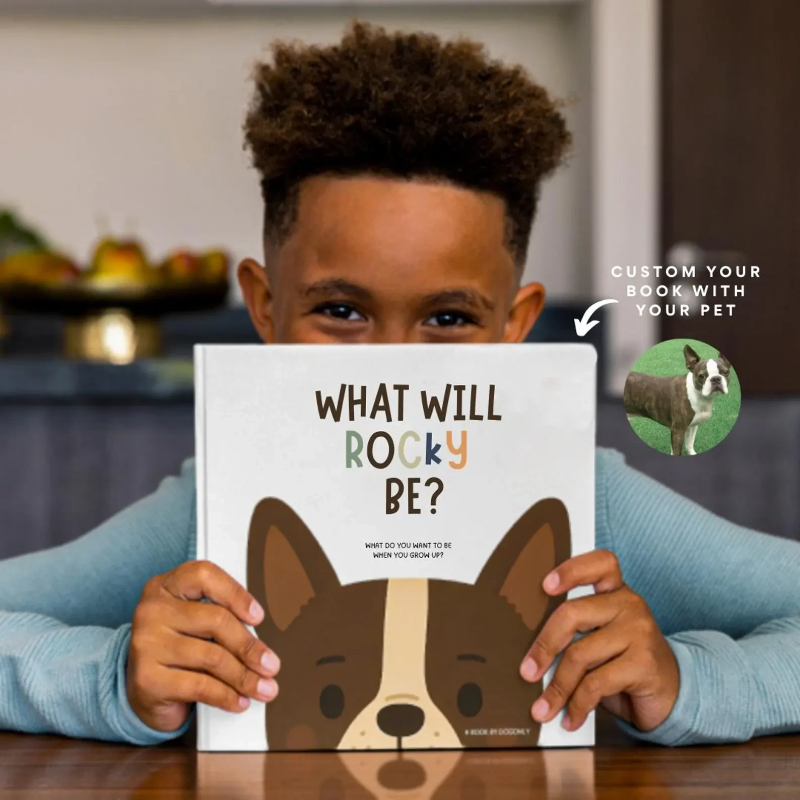 Custom Pet Jobs Book for Kids – Personalized Bedtime Story, Dog or Cat as Hero - Gift Idea for Godso