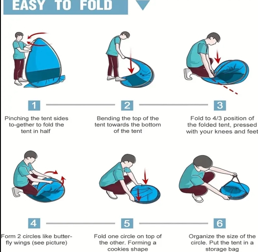 Tent that puts itself up!